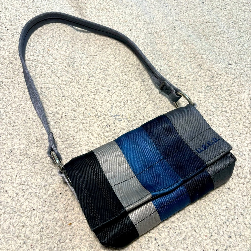 MADE IN CANADA Small Handbag Made From Reclaimed Materials